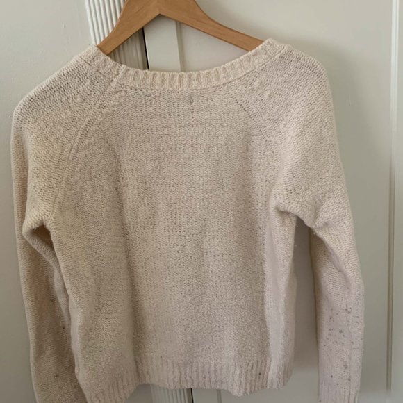 Banana Republic White Sweater - Size S - Picture 2 of 4
